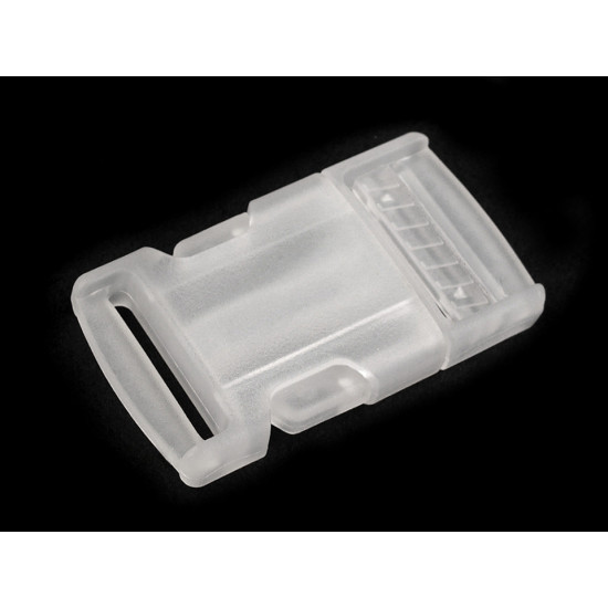 Plastic side release buckle with strap adjuster width 25 mm - Dark green (20 Pairs) Plastic side release buckle with strap adjuster width 25 mm - Dark green (20 Pairs)
