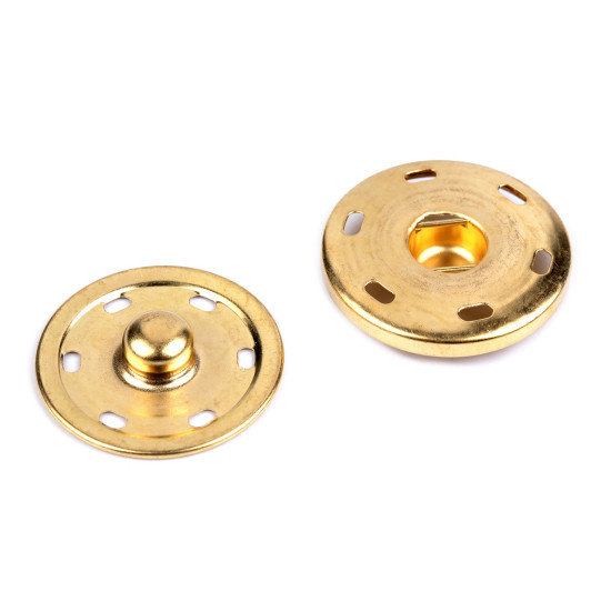 Metal snap fastener ø30 mm - Black nickel (150 Pairs)