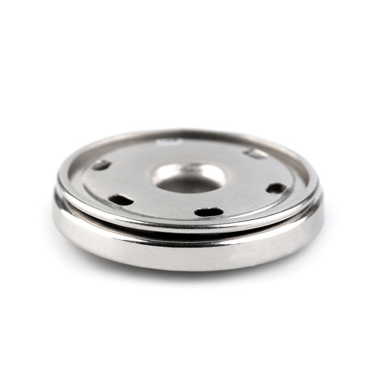 Metal snap fastener ø30 mm - Black nickel (150 Pairs)