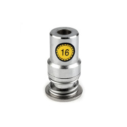 Self cover button mold press size 16',22' for dome buttons - Nickel (1 Set)