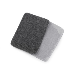 Łaty do naprasowania - rozmiar 5,3x7,9 cm jeans - Czarny (10 Sztuki)