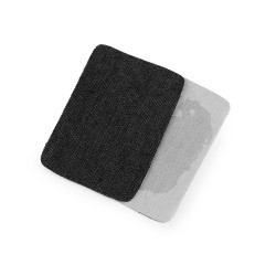 Łaty do naprasowania - rozmiar 5,3x7,9 cm jeans - Czarny (10 Sztuki)