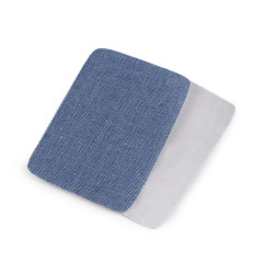 Łaty do naprasowania - rozmiar 5,3x7,9 cm jeans - Błękitny (10 Sztuki)