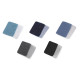 Denim iron-on patches 5.3x7.9 cm - Black (2 Pieces) Denim iron-on patches 5.3x7.9 cm - Black (2 Pieces)