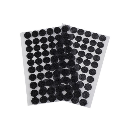 Buline arici autoadezive, complet (puf + scai), ø15 mm - Alb (1 Card) Buline arici autoadezive, complet (puf + scai), ø15 mm - Alb (1 Card)
