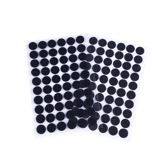 Buline arici autoadezive, complet (puf + scai), ø15 mm - Alb (1 Card) Buline arici autoadezive, complet (puf + scai), ø15 mm - Alb (1 Card)