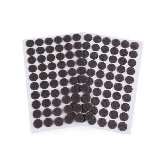 Buline arici autoadezive, complet (puf + scai), ø15 mm - Alb (1 Card) Buline arici autoadezive, complet (puf + scai), ø15 mm - Alb (1 Card)