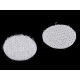 Buline arici autoadezive, complet (puf + scai), ø15 mm - Alb (1 Card) Buline arici autoadezive, complet (puf + scai), ø15 mm - Alb (1 Card)