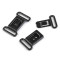 Bow tie buckle / nursing bra buckle width 12 mm - Black (20 Pairs)
