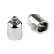 Embout de cordon avec boucle, ø 9 mm - Nickel (10 Pièces)