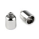 Cord end cap with loop ø9 mm - Black nickel (50 Pieces)
