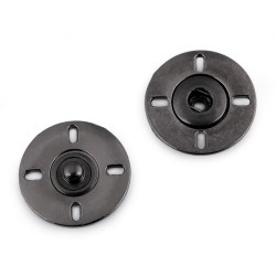 Zatrzaski metalowe ø25 mm - Nikl antik (10 Pary)