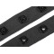 Bandă cu capse pentru confecții textile /  body, lățime 17 mm - Negru (1 Metru)