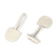 Duffle coat jacket button / toggle horn button fastener - Light wine red (100 Pairs)