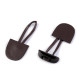 Duffle coat jacket button / toggle horn button fastener - Light wine red (100 Pairs)