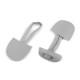 Duffle coat jacket button / toggle horn button fastener - Light wine red (100 Pairs)