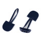Duffle coat jacket button / toggle horn button fastener - Light wine red (100 Pairs)