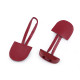 Duffle coat jacket button / toggle horn button fastener - Light wine red (100 Pairs)