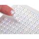 Self adhesive faux pearl stickers ab effect ø6 mm - Pearl (1 Card) Self adhesive faux pearl stickers ab effect ø6 mm - Pearl (1 Card)