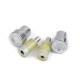 Hand press dies mold for eyelets size 16', 18', 20', 22' - Nickel (2 Sets) Hand press dies mold for eyelets size 16', 18', 20', 22' - Nickel (2 Sets)