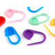 Plastikowe agrafki znaczniki 11x21 mm - Mix kolorów (20 Sztuki) Plastikowe agrafki znaczniki 11x21 mm - Mix kolorów (20 Sztuki)