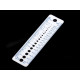 Knitting needle sizer gauge ruler - White (5 Pieces) Knitting needle sizer gauge ruler - White (5 Pieces)