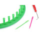Knitting round loom set for shawls, snoods, hats ø24 cm - Irish green (1 Set) Knitting round loom set for shawls, snoods, hats ø24 cm - Irish green (1 Set)