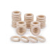 Anneau de rideau en bois, ø 30 mm - Naturel clair (10 Pièces) Anneau de rideau en bois, ø 30 mm - Naturel clair (10 Pièces)