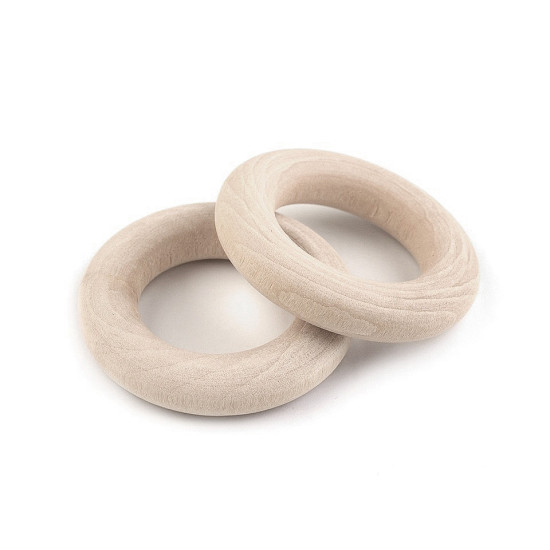 Anneau de rideau en bois, ø 30 mm - Naturel clair (10 Pièces) Anneau de rideau en bois, ø 30 mm - Naturel clair (10 Pièces)