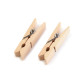 Holzklammer 11 x 45 mm - Natürlich hell (10 Stücke)