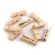 Holzklammer 11 x 45 mm - Natürlich hell (10 Stücke)
