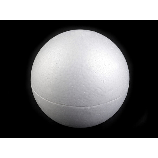 Kula styropianowa dwuczęściowa pusta ø14,5 cm - White (1 Sztuka) Kula styropianowa dwuczęściowa pusta ø14,5 cm - White (1 Sztuka)