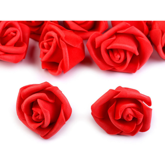 Róża piankowa ø3-4 cm - Miętowy (10 Sztuki)