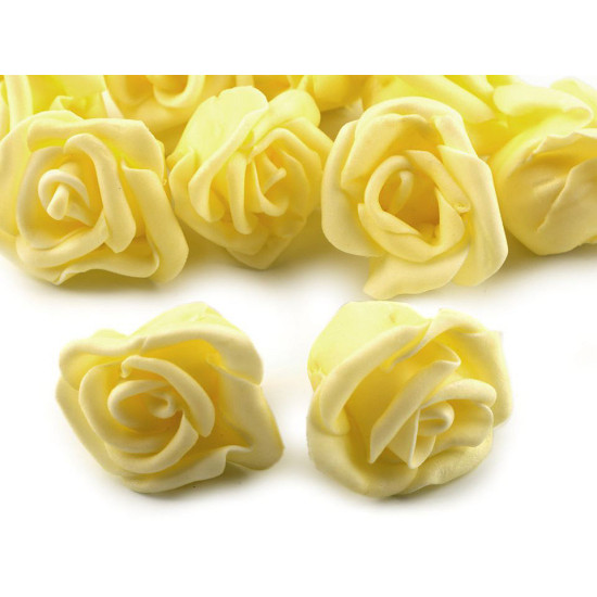 Róża piankowa ø3-4 cm - Miętowy (10 Sztuki)