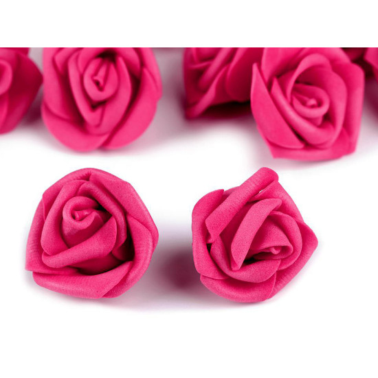 Róża piankowa ø3-4 cm - Miętowy (10 Sztuki)