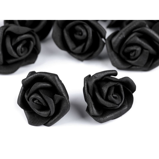 Róża piankowa ø3-4 cm - Miętowy (10 Sztuki)