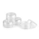 Dose mit schraubdeckel 4x2,1 cm kunststoff - Transparent (4 Stücke) Dose mit schraubdeckel 4x2,1 cm kunststoff - Transparent (4 Stücke)