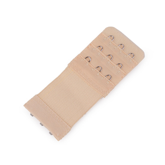 Bra extender width 40 mm, 3-rows - White (1 Piece)