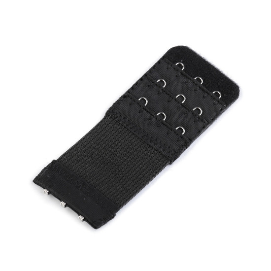 Bra extender width 40 mm, 3-rows - White (1 Piece)