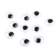 Self adhesive wiggle eyes ø18 mm - White-black (50 Pieces) Self adhesive wiggle eyes ø18 mm - White-black (50 Pieces)