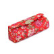 Etui na pomadkę w kwiaty z lusterkiem - Czarny (12 Sztuki) Etui na pomadkę w kwiaty z lusterkiem - Czarny (12 Sztuki)