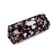 Etui na pomadkę w kwiaty z lusterkiem - Czarny (12 Sztuki) Etui na pomadkę w kwiaty z lusterkiem - Czarny (12 Sztuki)