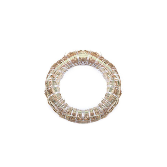 Straw wreath ø15; ø20 cm - Ivory (1 Piece) Straw wreath ø15; ø20 cm - Ivory (1 Piece)