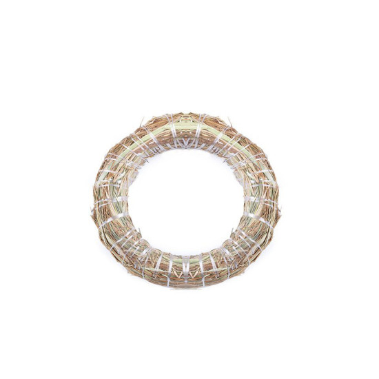 Straw wreath ø15; ø20 cm - Ivory (1 Piece) Straw wreath ø15; ø20 cm - Ivory (1 Piece)