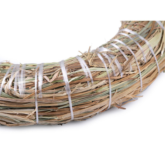Straw wreath ø15; ø20 cm - Ivory (1 Piece) Straw wreath ø15; ø20 cm - Ivory (1 Piece)