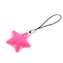 Étoiles de sécurité réfléchissantes - Rose (1 Pièce)