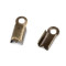 Attaches plates pour cuir, 4 mm - Laiton vintage (1500 Pièces)