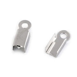 Attaches plates pour cuir, 4 mm - Platine (1500 Pièces)
