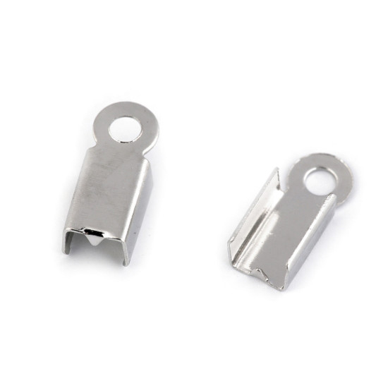 Attaches plates pour cuir, 4 mm - Platine (1500 Pièces) Attaches plates pour cuir, 4 mm - Platine (1500 Pièces)