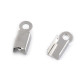 Attaches plates pour cuir, 4 mm - Platine (1500 Pièces) Attaches plates pour cuir, 4 mm - Platine (1500 Pièces)
